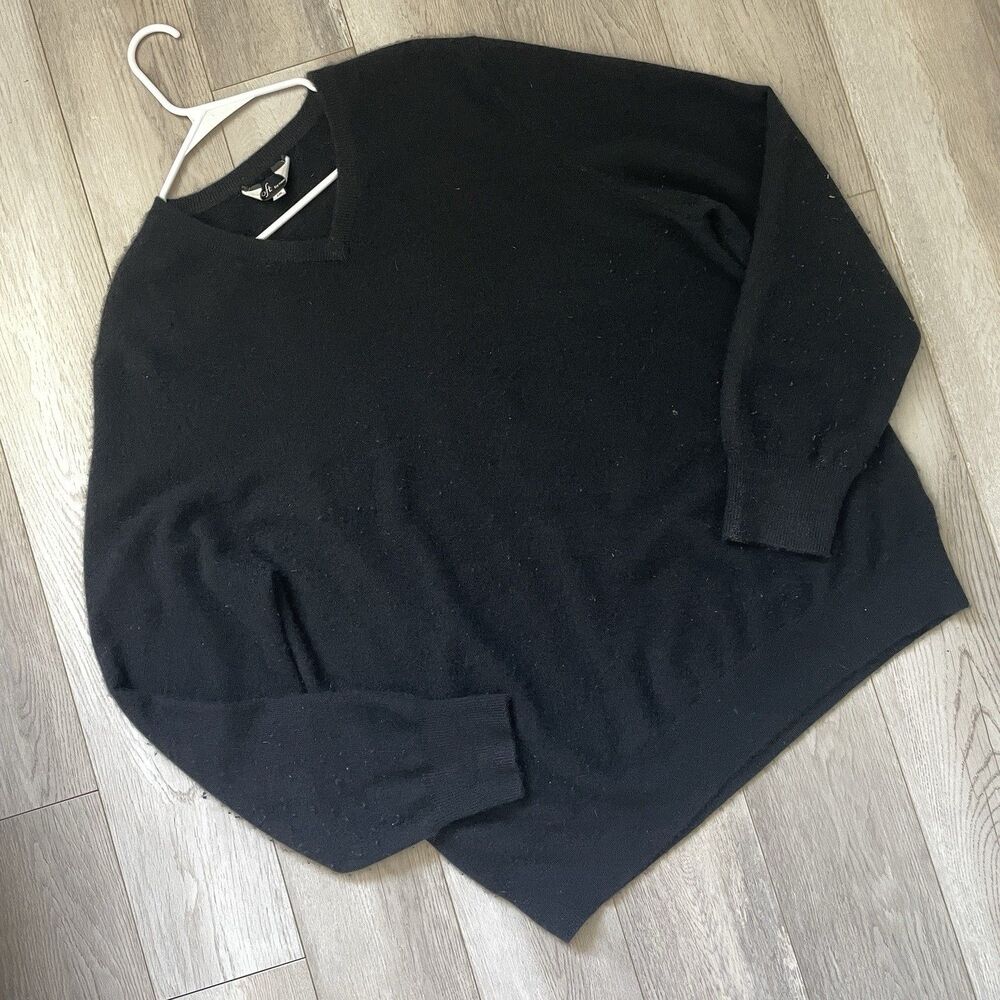 NAADAM Cashmere Sweater v neck long sleeve mens Black (xxlarge) classic office